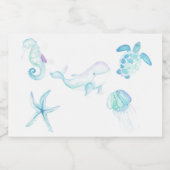 海中で フードラベル (シングルラベル)