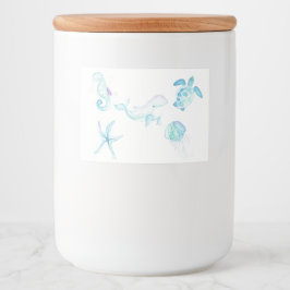 海中で フードラベル