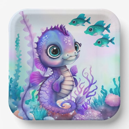 海中で ペーパープレート (正面)