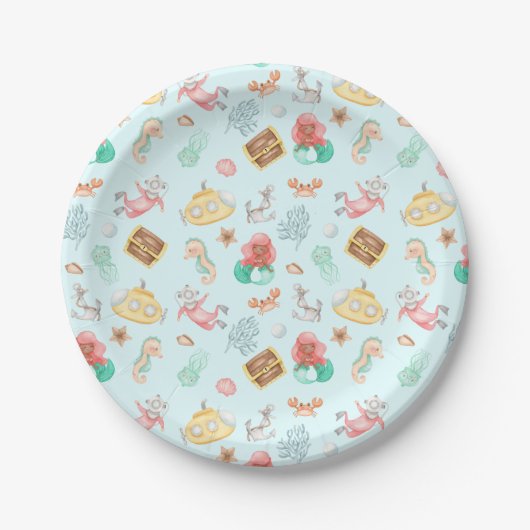 海中で ペーパープレート (正面)