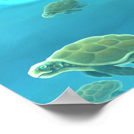 海中で ポスター (角)