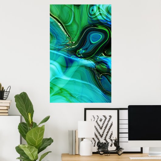 海中で ポスター (ホームオフィス)