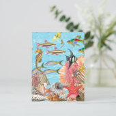 海中で ポストカード (スタンド正面)