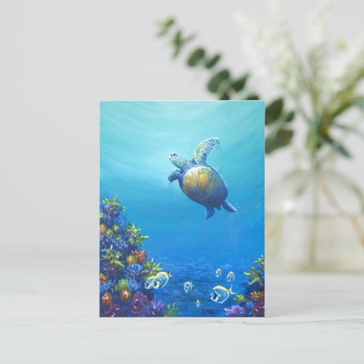 海中で ポストカード (スタンド正面)