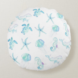 海中で ラウンドクッション