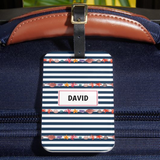 海中で ラゲッジタグ (正面インサイチュ2)