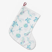 海中で ラージクリスマスストッキング (正面 (吊り時))