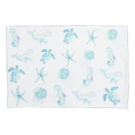 海中で 枕カバー