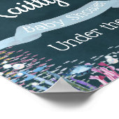 海中で |海をテーマにしたベビーシャワーへようこそ ポスター (角)