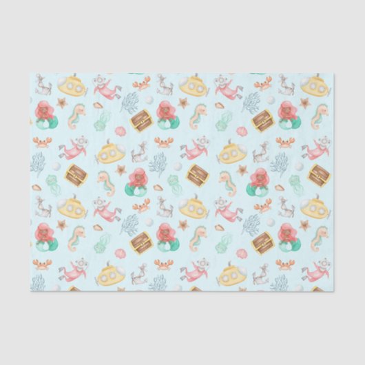 海中で 薄葉紙 (正面)