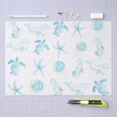 海中で 薄葉紙 (クラフト)