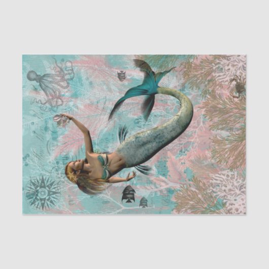 海中で 薄葉紙 (正面)