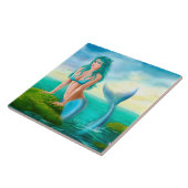 海中のセラミックタイルの人魚 タイル (側面)