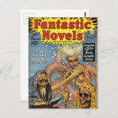 海中のヘビの人々 ポストカード (正面/裏面)