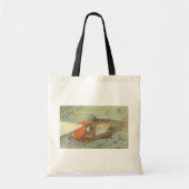 海中のヴィンテージ サイエンス フィクション スチームパンク潜水艦 トートバッグ (正面)