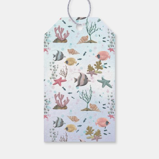 海中の人魚ありがとう ギフトタグ (裏面)