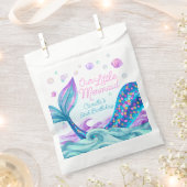 海中の人魚パーティー フェイバーバッグ (クリップ留めされた状態)