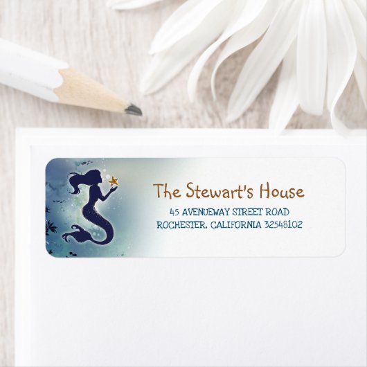 海中の人魚 ラベル (インサイチュ)