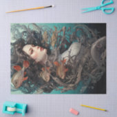 海中の人魚 薄葉紙 (クラフト)