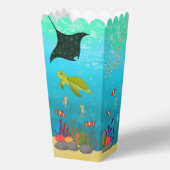 海中の動物の水の泡 フェイバーボックス (裏面)