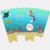 海中の動物の水の泡 フェイバーボックス (見開き)