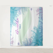 海中の水族バックドロップ写真撮影 タペストリー (正面)