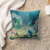 海中の海賊の骨格宝 クッション (ブランケット)