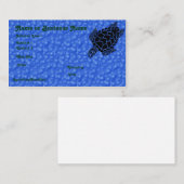 海中の部族のウミガメのプロファイルカード 名刺 (正面/裏面)