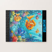 海中カラフルパズル 子供へ ジグソーパズル (横)