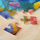 海中カラフルパズル 子供へ ジグソーパズル (側面)
