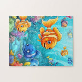 海中カラフルパズル 子供へ ジグソーパズル (横)