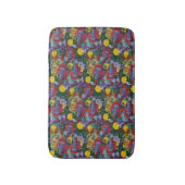 海中カラフル海魚の紅黄色 バスマット (正面縦)