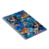 海中ドルフィンコーラルリーフ書のジャーナル ノートブック (右側)