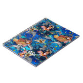 海中ドルフィンコーラルリーフ書のジャーナル ノートブック (左側)