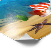 海中バレエ フォトプリント            (角)