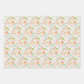 海中パーティー包装紙セット3 ラッピングペーパーシート (正面)