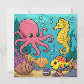 海中パーティー シーズンカード (裏面)