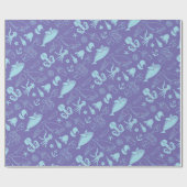 海中ラッピング子供へ紙 ラッピングペーパー (フラット)