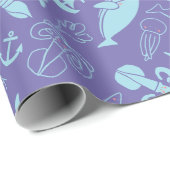 海中ラッピング子供へ紙 ラッピングペーパー (ロールコーナー)
