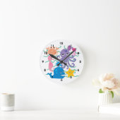 海中冒険 ラウンド壁時計 (ホーム)