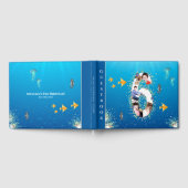 海中写真コラージュ第6誕生日 ゲストブック (全面)