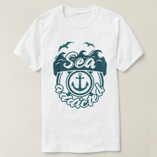 海中毒 Tシャツ (デザイン正面)