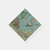 海中海海洋動物パーティー スタンダードカクテルナプキン (角)