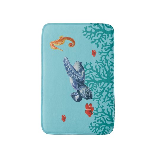 海中海 バスマット (正面縦)