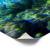 海中熱帯海タートルサンゴ ポスター (コーナー)