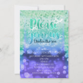 海中熱帯海パーティの招待状 招待状 (正面)