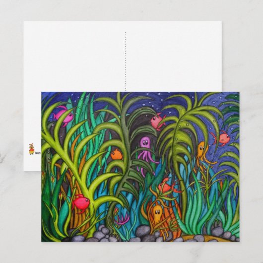 海中葉書 ポストカード (正面/裏面)