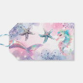 海中魔法人魚の誕生日バッシュ ギフトタグ (裏面横)