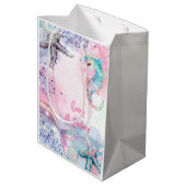 海中魔法人魚の誕生日バッシュ ミディアムペーパーバッグ (裏面アングル)