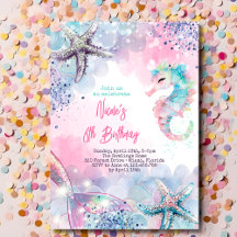 海中魔法人魚の誕生日バッシュ